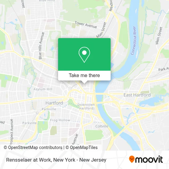 Rensselaer at Work map