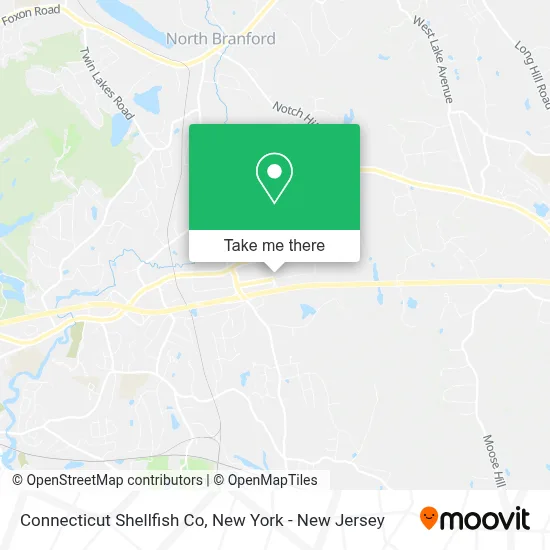 Connecticut Shellfish Co map