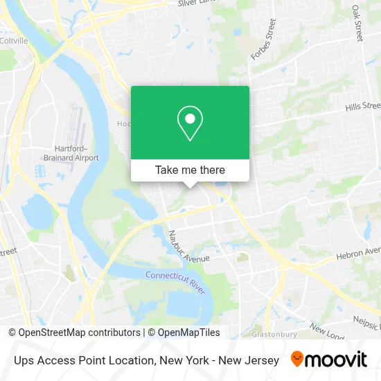 Ups Access Point Location map