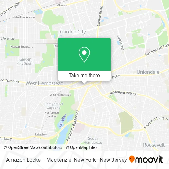 Amazon Locker - Mackenzie map