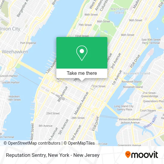 Reputation Sentry map
