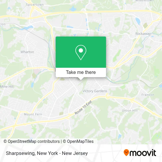 Sharpsewing map