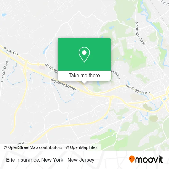 Erie Insurance map