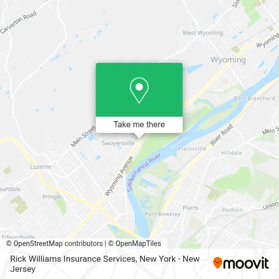Rick Williams Insurance Services map