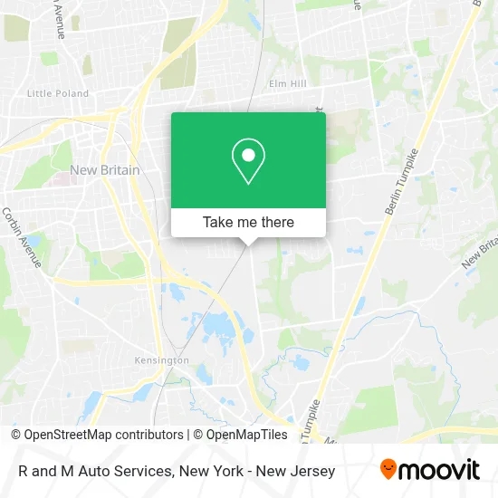 R and M Auto Services map