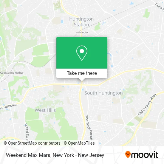 Weekend Max Mara map