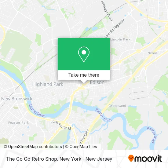 The Go Go Retro Shop map