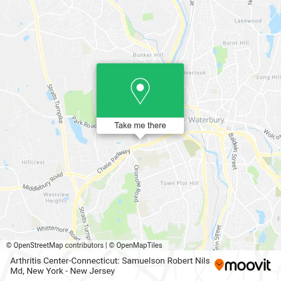 Arthritis Center-Connecticut: Samuelson Robert Nils Md map