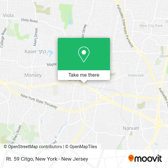 Rt. 59 Citgo map