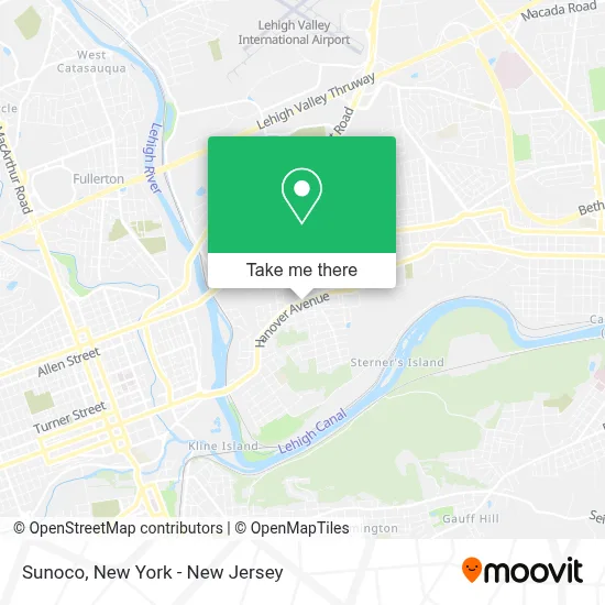 Sunoco map