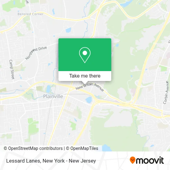 Lessard Lanes map