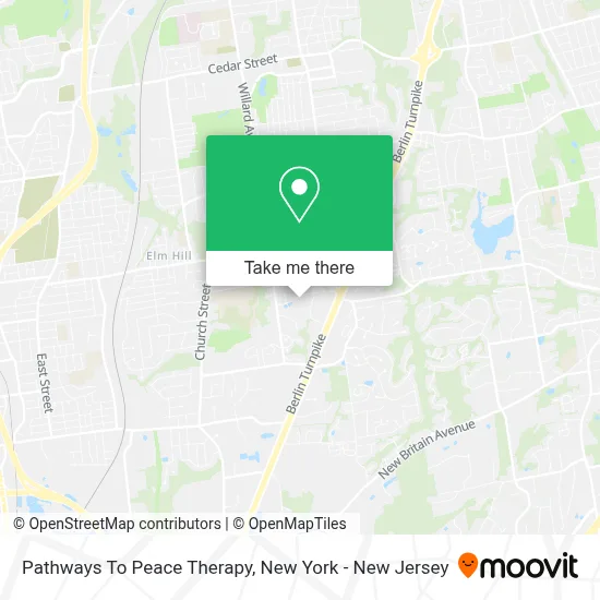 Pathways To Peace Therapy map