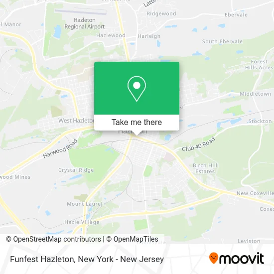 Funfest Hazleton map