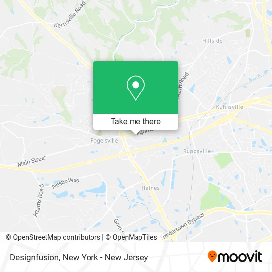 Designfusion map