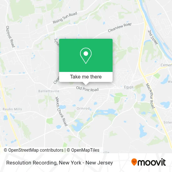 Resolution Recording map