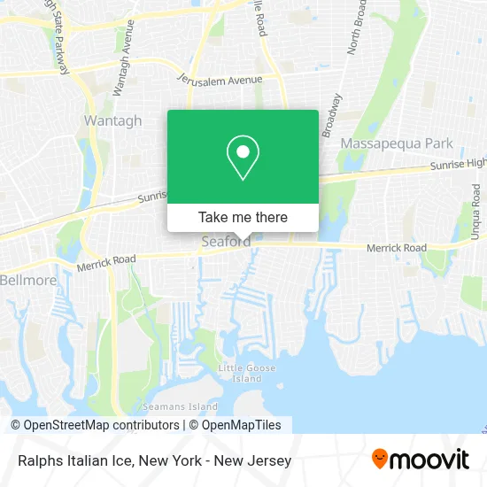 Ralphs Italian Ice map