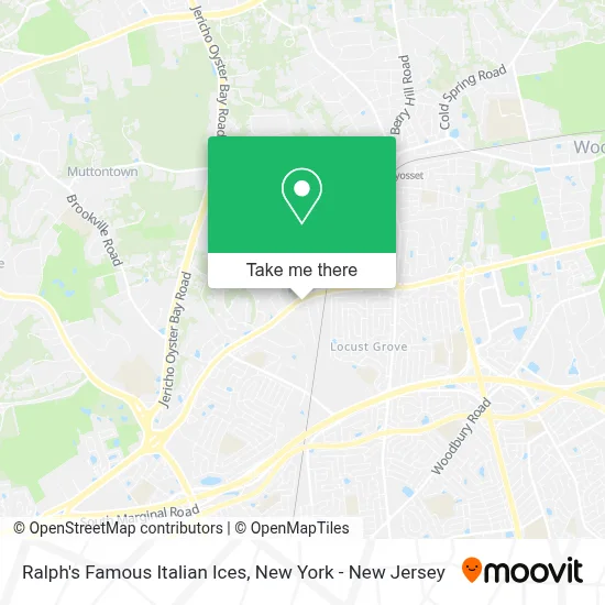 Ralph's Famous Italian Ices map