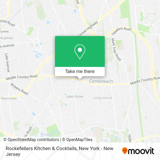 Rockefellers Kitchen & Cocktails map