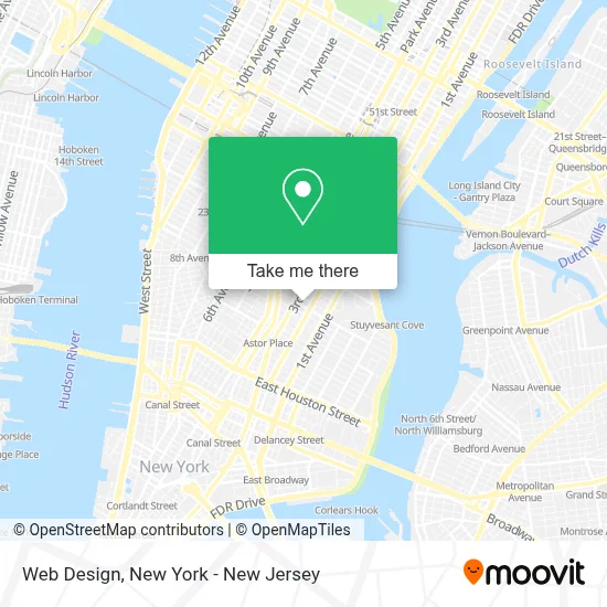 Web Design map