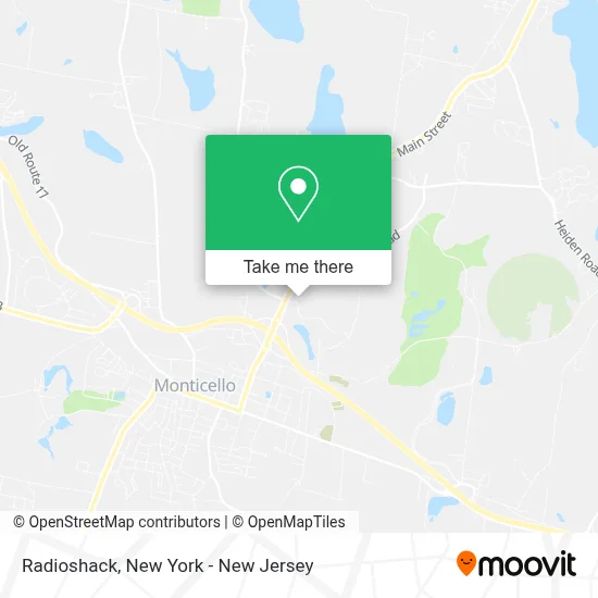 Radioshack map