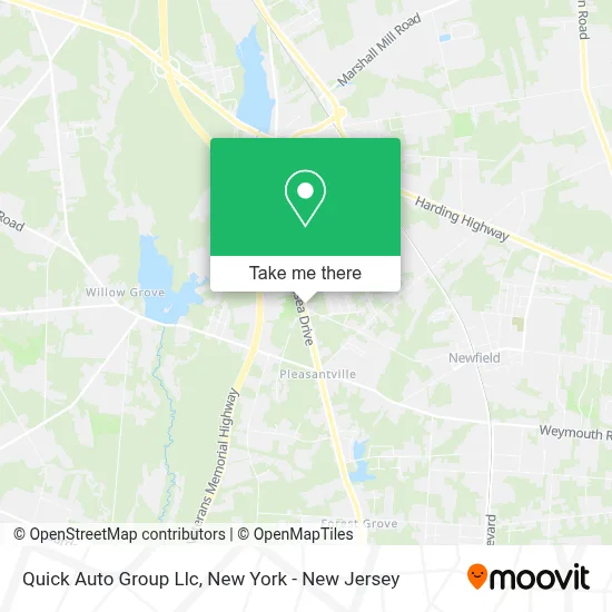 Quick Auto Group Llc map