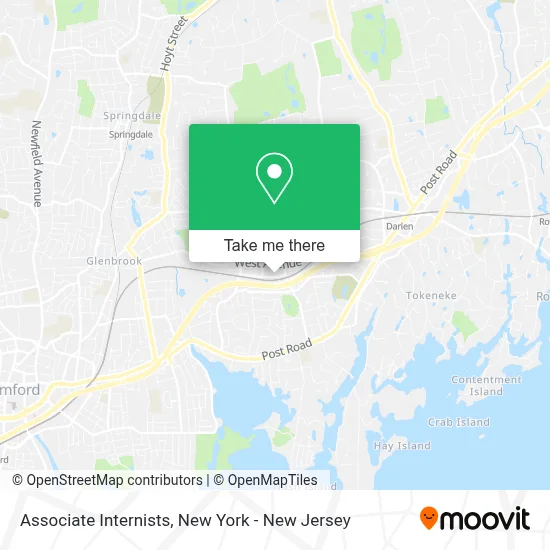 Associate Internists map