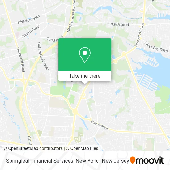 Springleaf Financial Services map