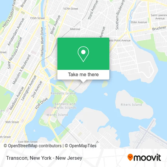 Transcon map
