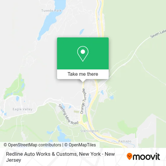 Redline Auto Works & Customs map