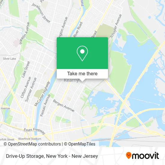 Drive-Up Storage map