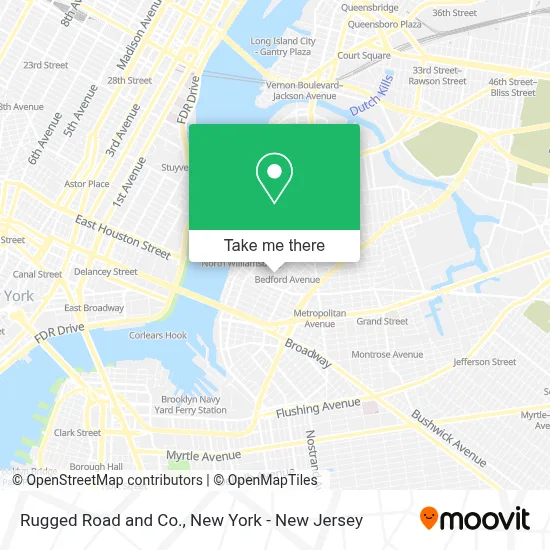 Rugged Road and Co. map