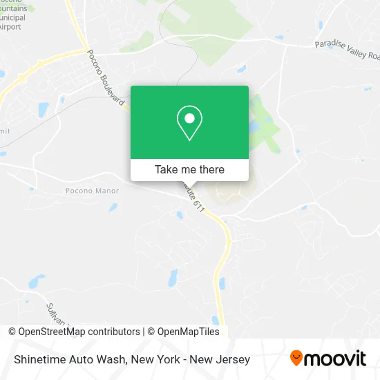 Shinetime Auto Wash map