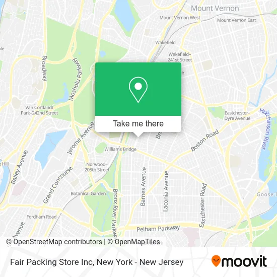 Fair Packing Store Inc map