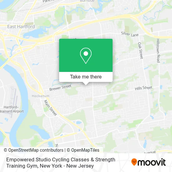 Empowered Studio Cycling Classes & Strength Training Gym map