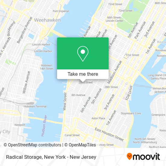 Radical Storage map