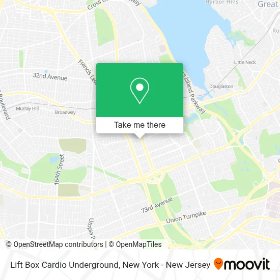 Lift Box Cardio Underground map