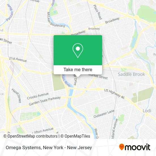 Omega Systems map