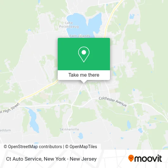 Ct Auto Service map