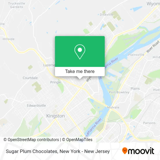 Sugar Plum Chocolates map