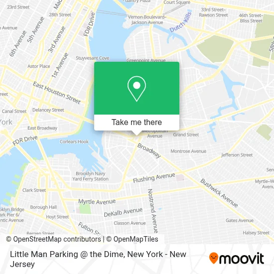 Little Man Parking @ the Dime map