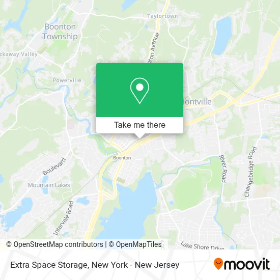 Extra Space Storage map