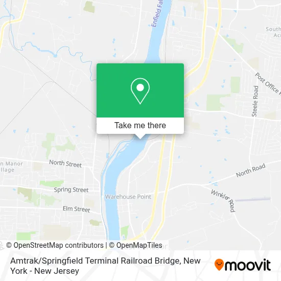 ¿Cómo llegar a Amtrak / Springfield Terminal Railroad Bridge en Enfield ...