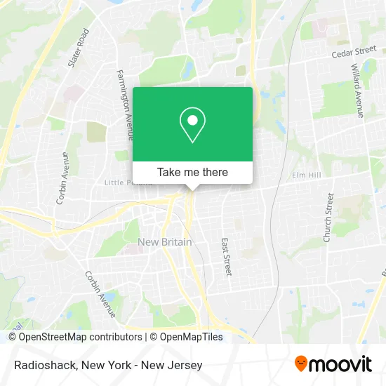 Radioshack map