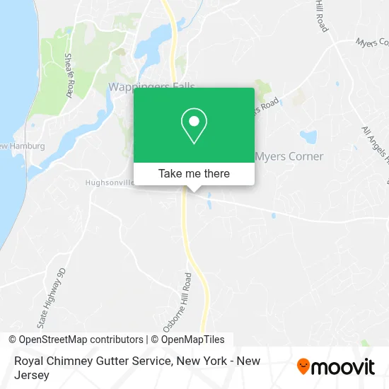 Royal Chimney Gutter Service map