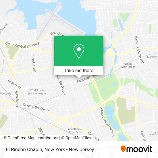 El Rincon Chapin map