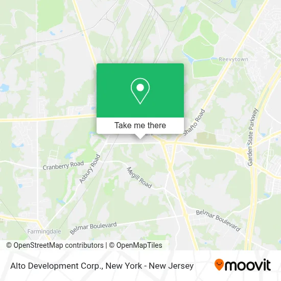 Alto Development Corp. map