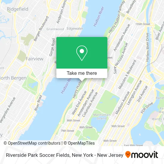 Riverside Park Soccer Fields map
