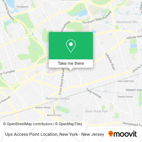 Ups Access Point Location map