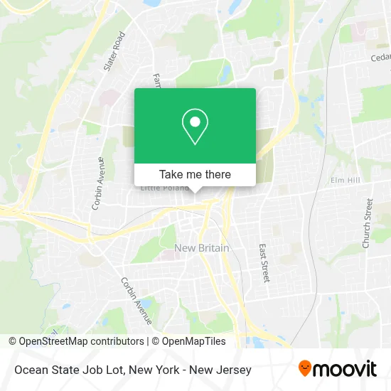 Ocean State Job Lot map