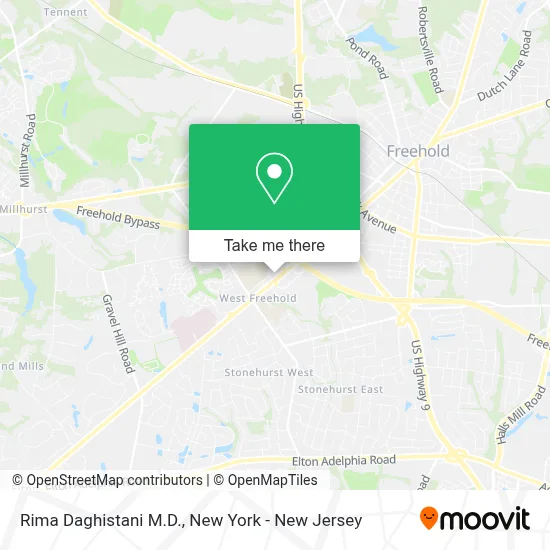Rima Daghistani M.D. map
